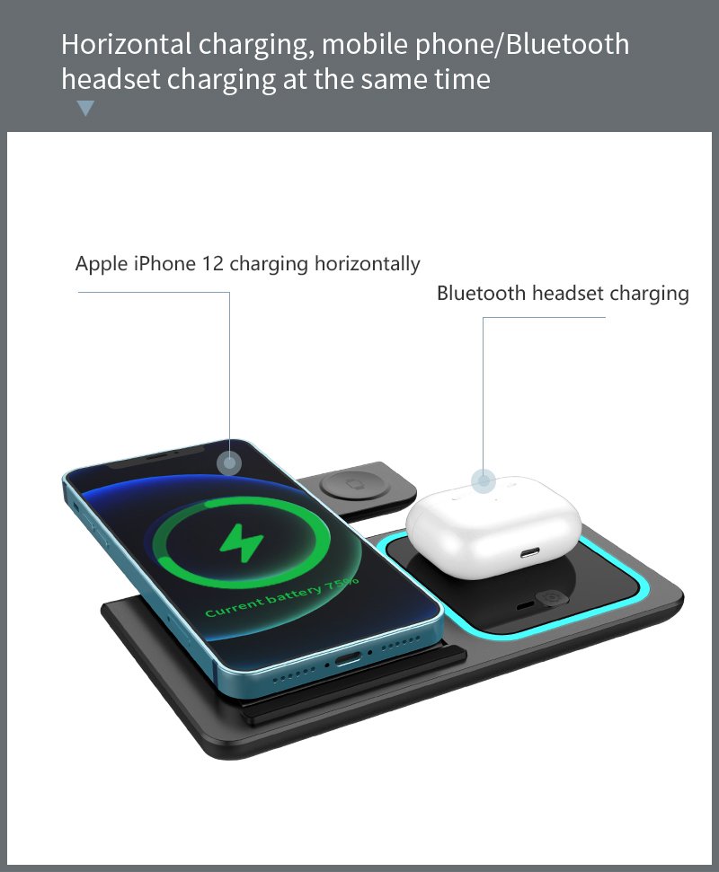 wireless charger 4 in 1 factory low price