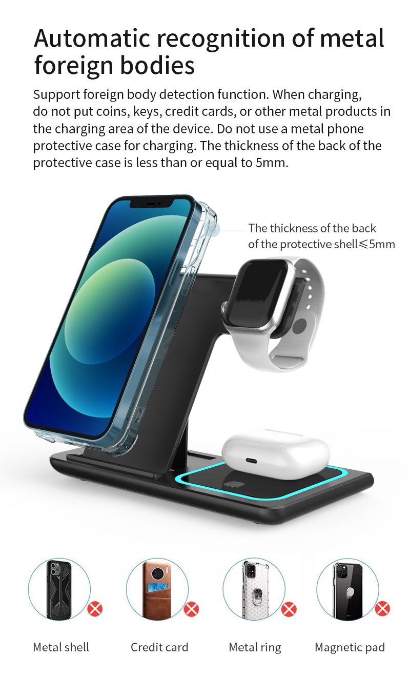 wireless charger 4 in 1 factory low price