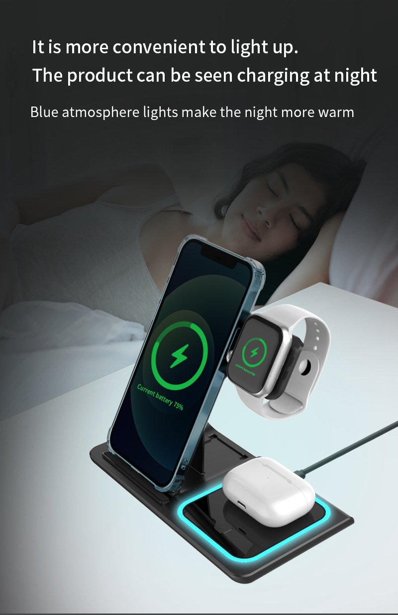 wireless charger 4 in 1 factory low price