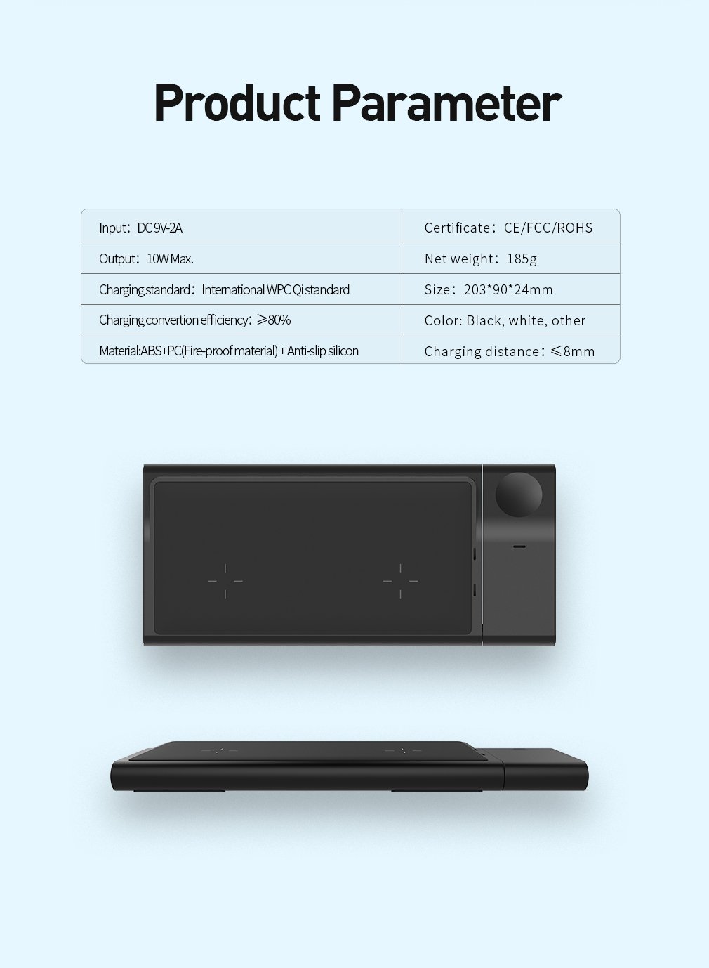 MULTI DEVICE WIRELESS CHARGER FACTORY LTS-DW06 