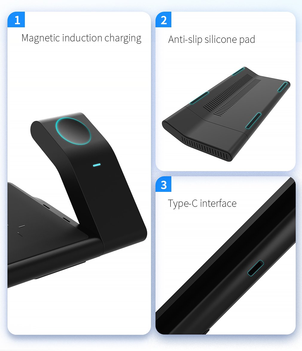 MULTI DEVICE WIRELESS CHARGER FACTORY LTS-DW06 