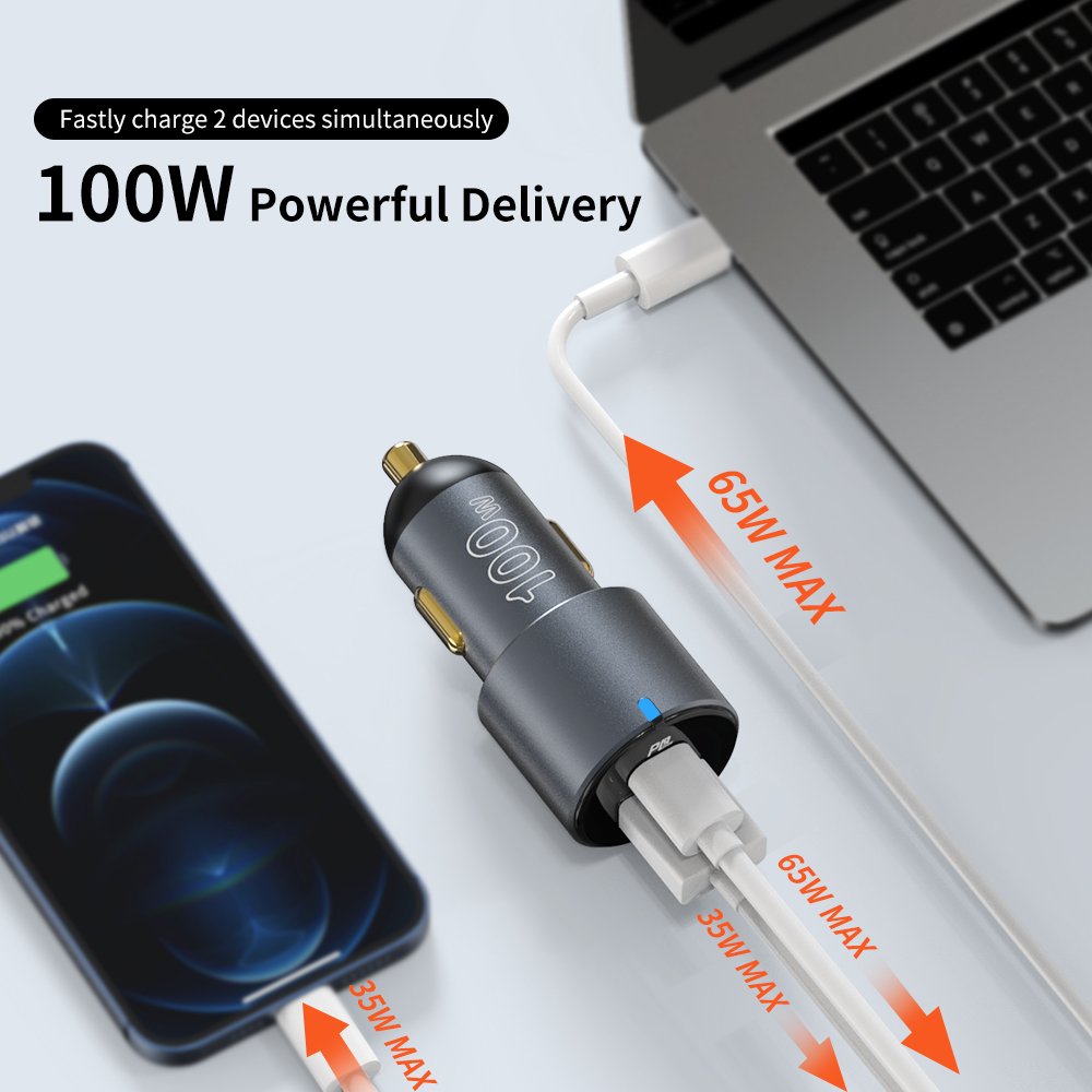 100W CAR CHARGER FACTORY