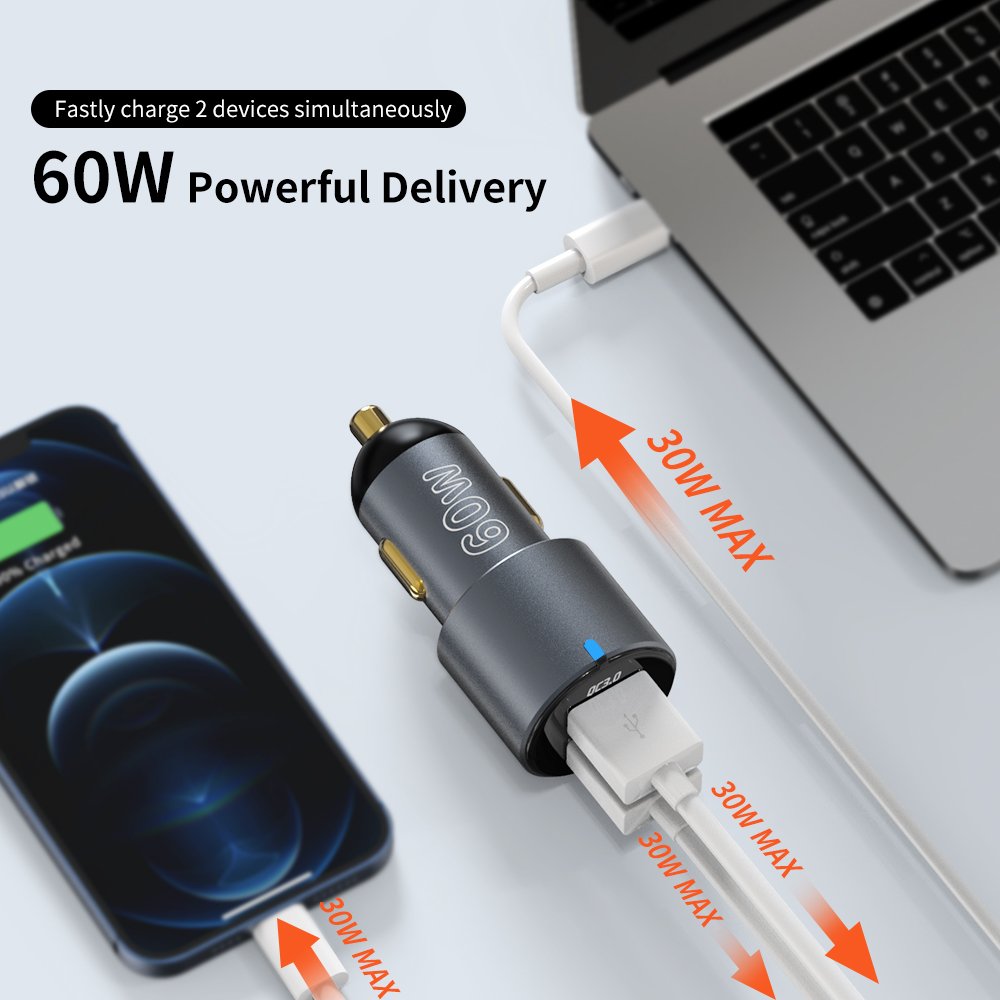 F699 60W CAR CHARGER FACTORY