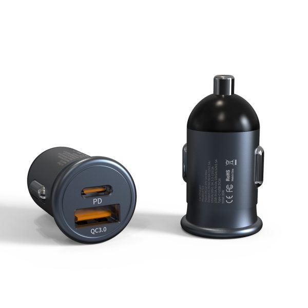 30W PD+QC3.0 CAR CHARGER FACTORY