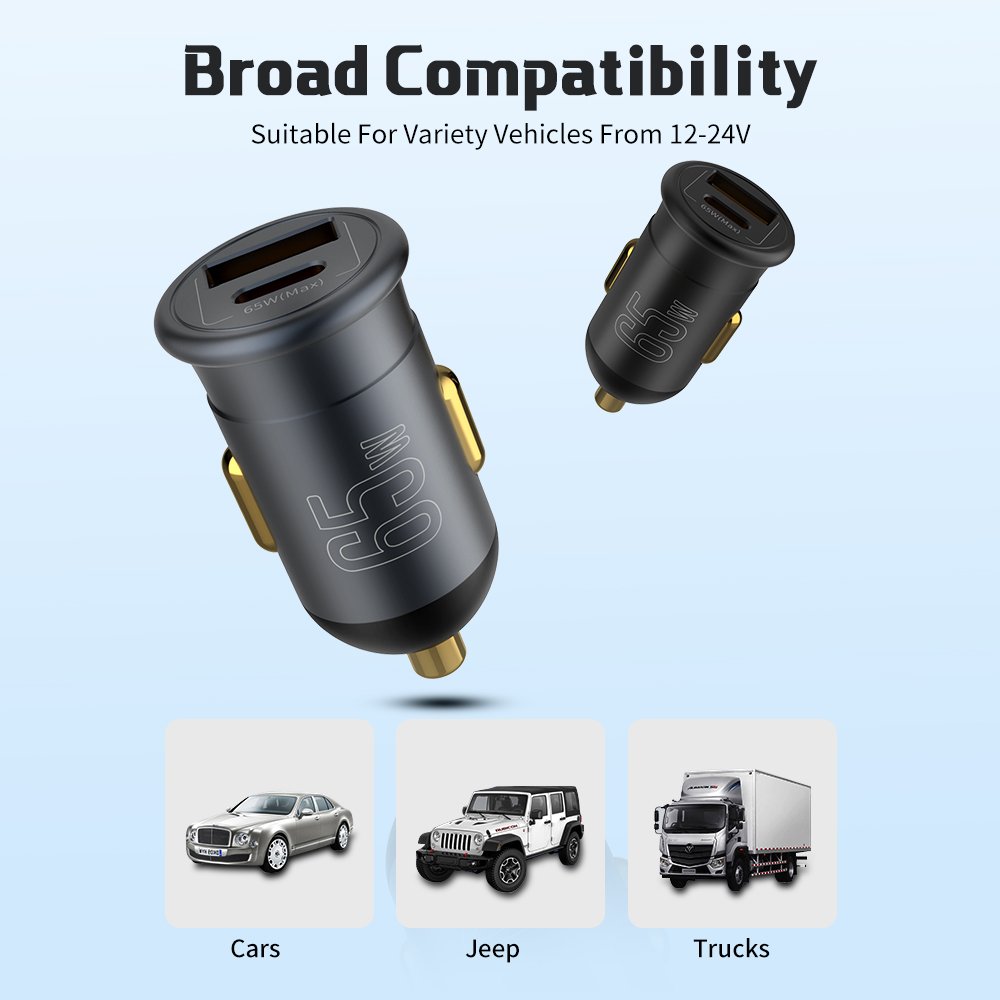 F717 65W CAR CHARGER FACTORY