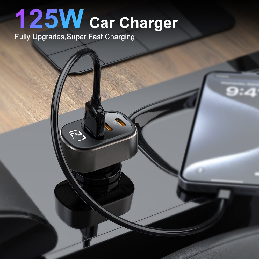 125W Car Charger factory F736