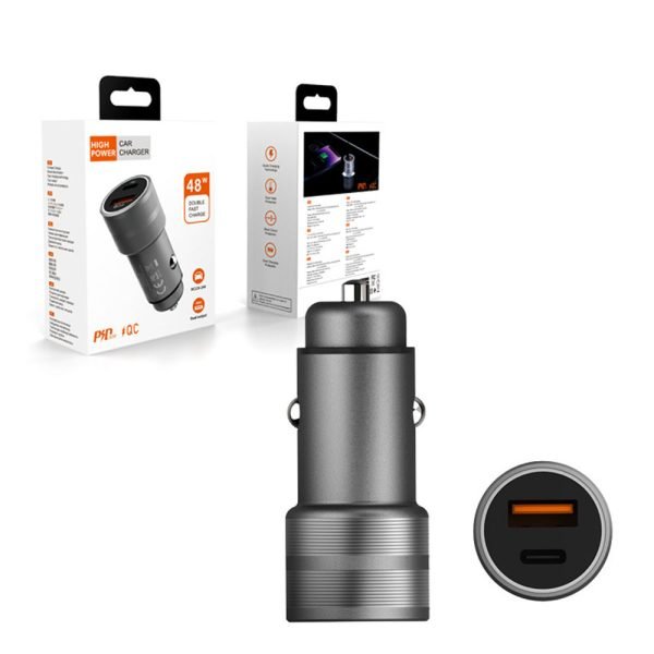 PD+QC3.0 fast car charger factory