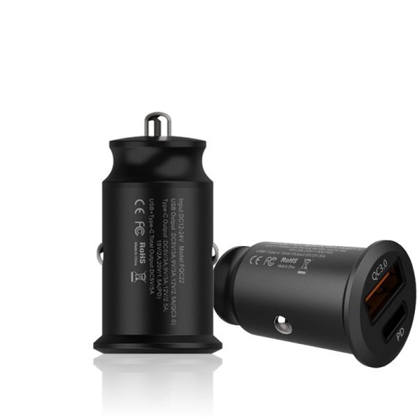 PD+QC3.0 fast car charger factory