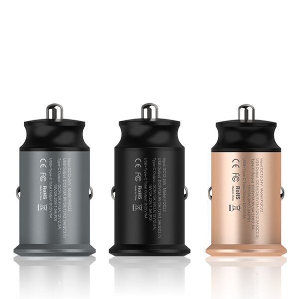 PD+QC3.0 fast car charger factory