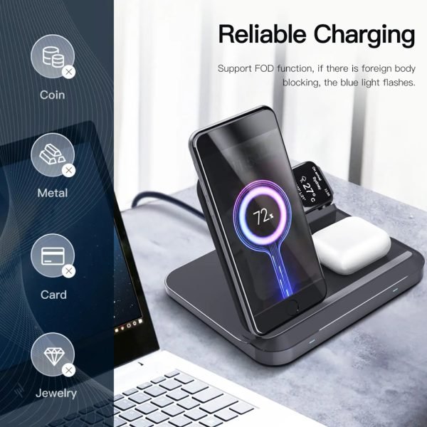 MULTI-DEVICE WIRELESS CHARGER STAND FACTORY