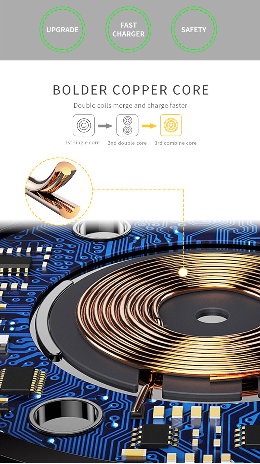 LTS01 Desktop wireless charger 