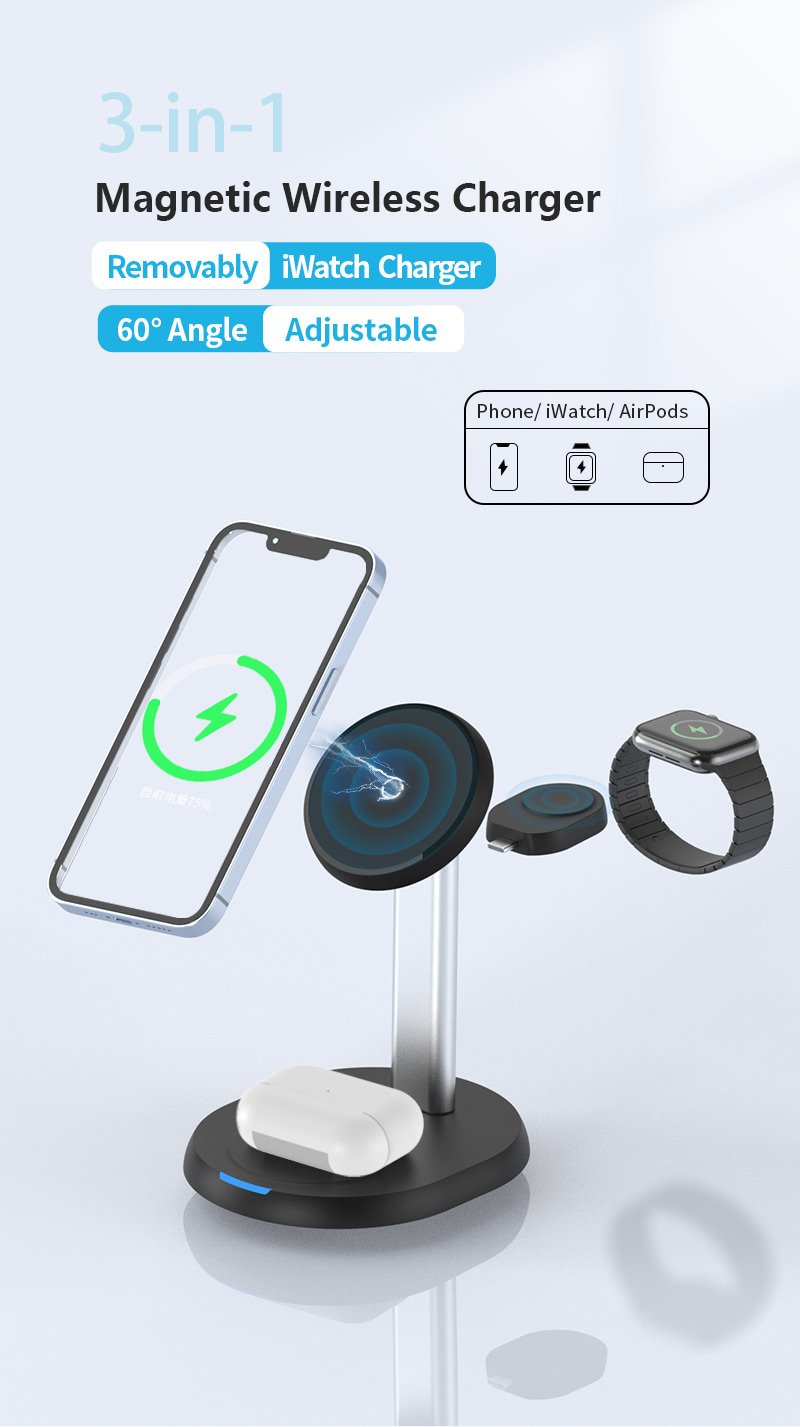 Multi Device Wireless Charger Stand LTSSW20