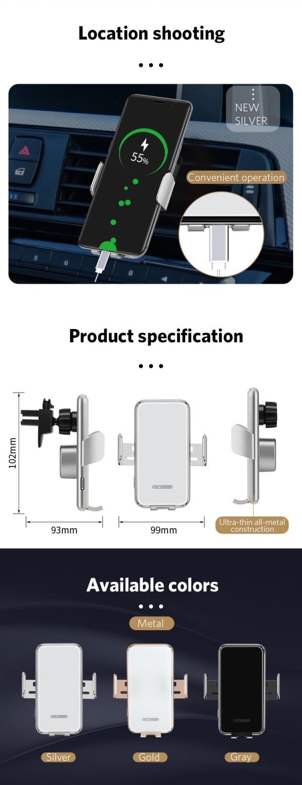 Wireless Car Charger X469 - Image 2