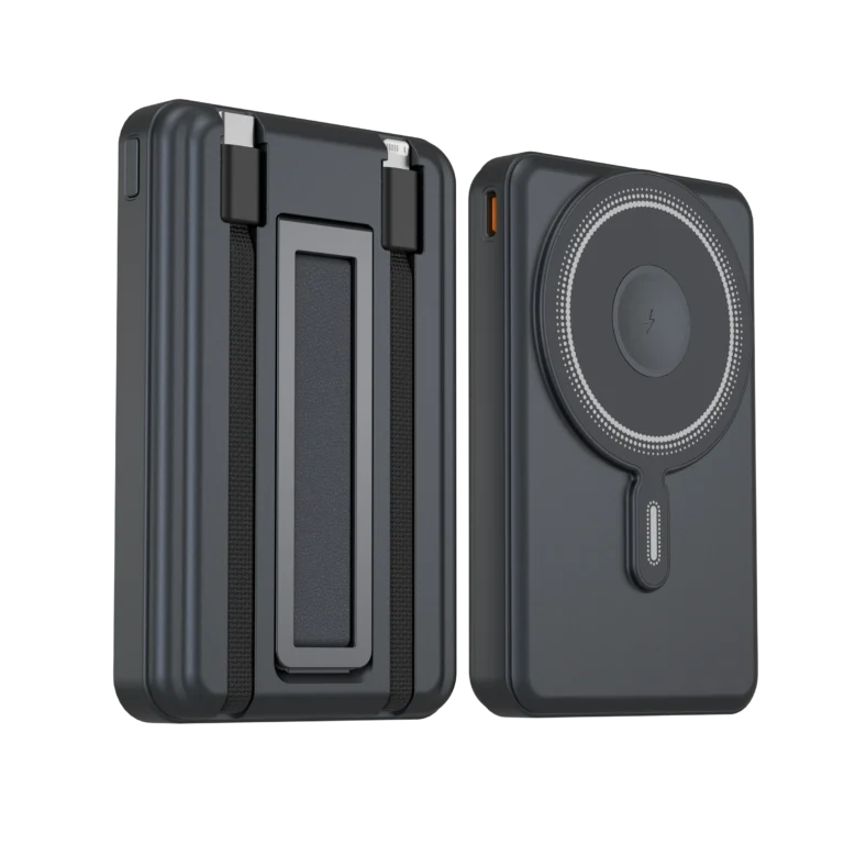 KH89 10000mAh Magnetic Power Bank with Built-In Cables primary view