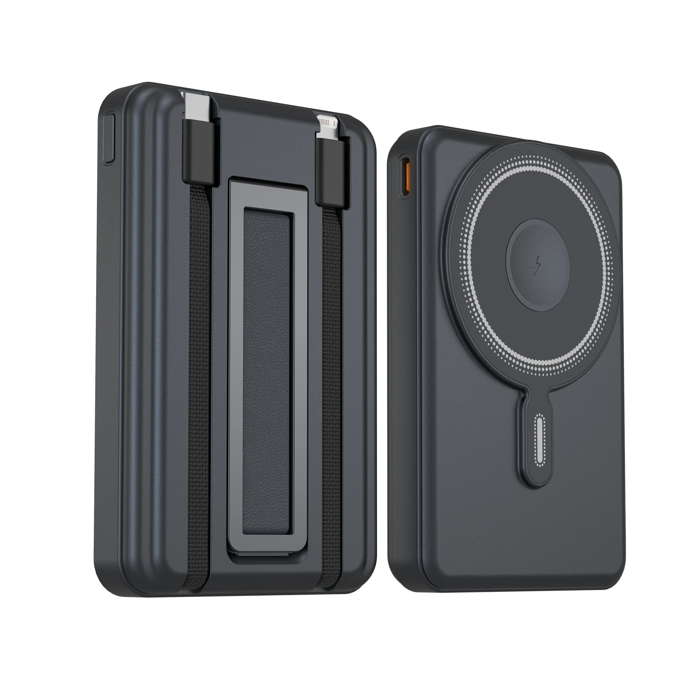 KH89 10000mAh Magnetic Power Bank with Built-In Cables primary view