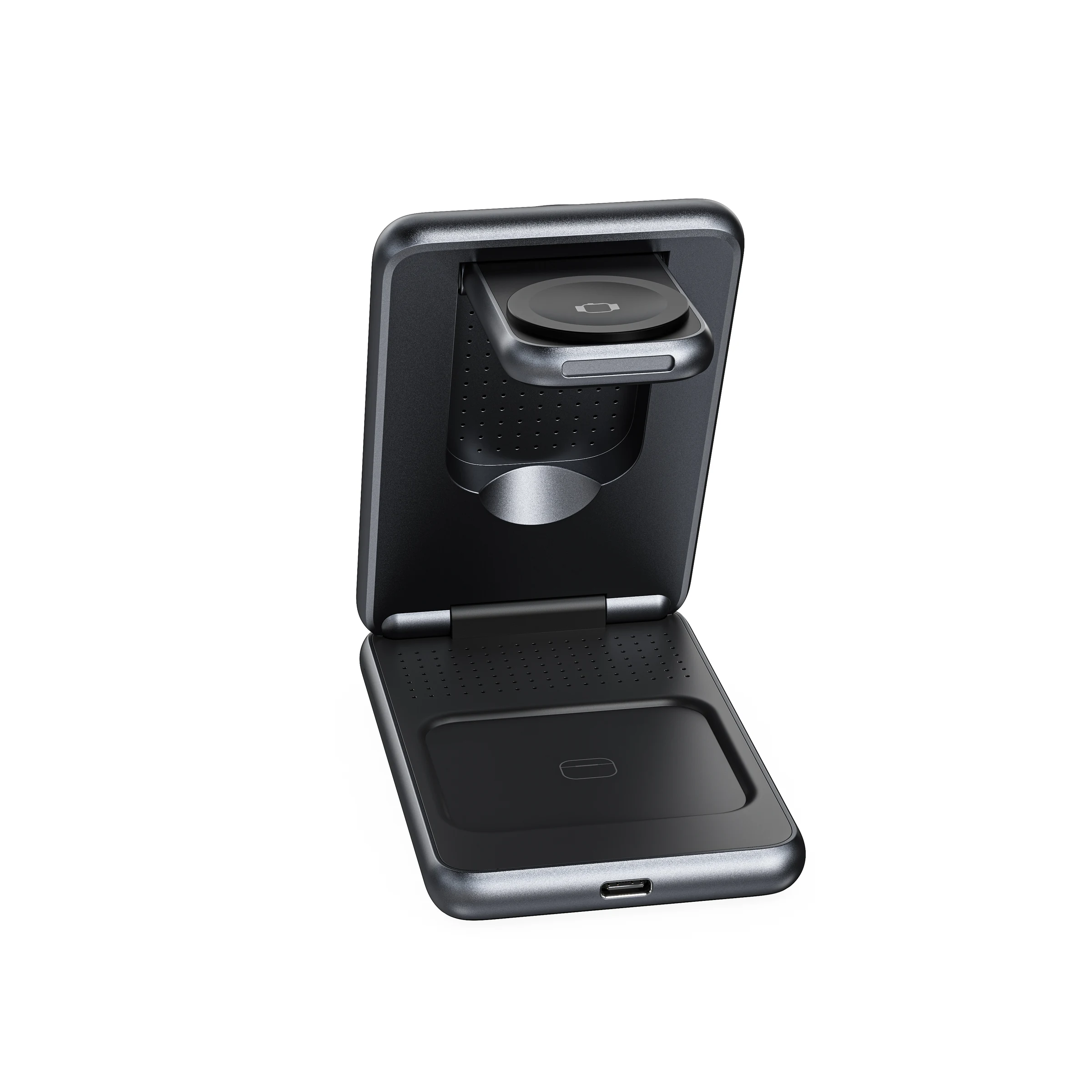 W93 25W 3-in-1 Foldable Magnetic Wireless Charger gallery 3 view